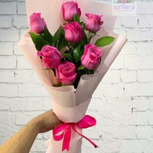 Букет «Совершенство» с розами и орхидеями, Узбекистан